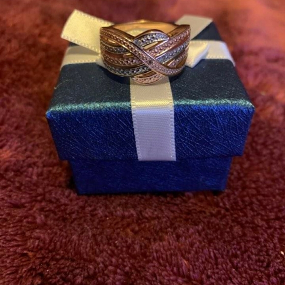 Karis Natural Champagne Diamond Ring - Picture 1 of 3